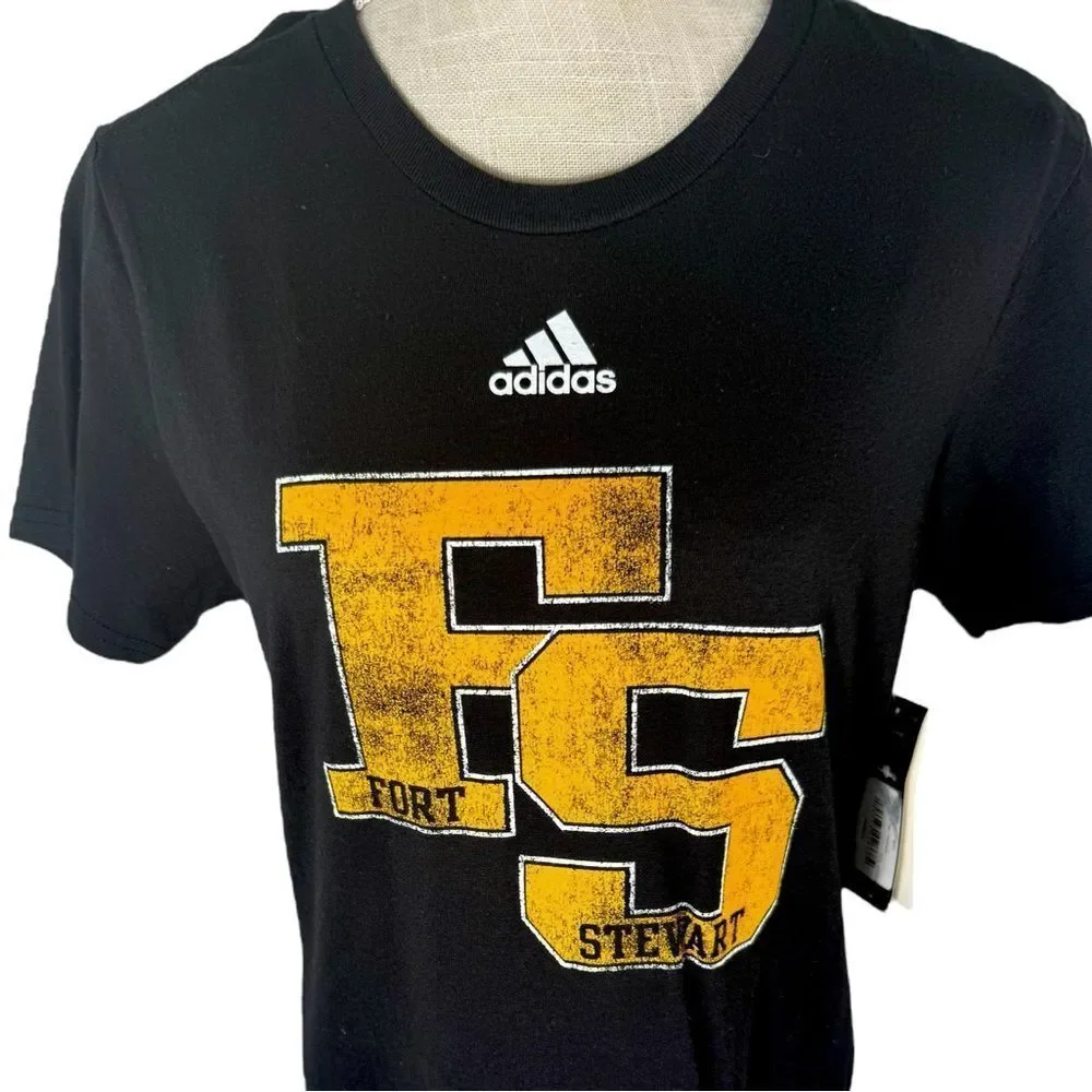 Adidas Women’s Black Fort Stewart Military Base Amplifier Tee Shirt